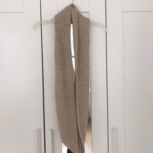 Infinity knit scarf